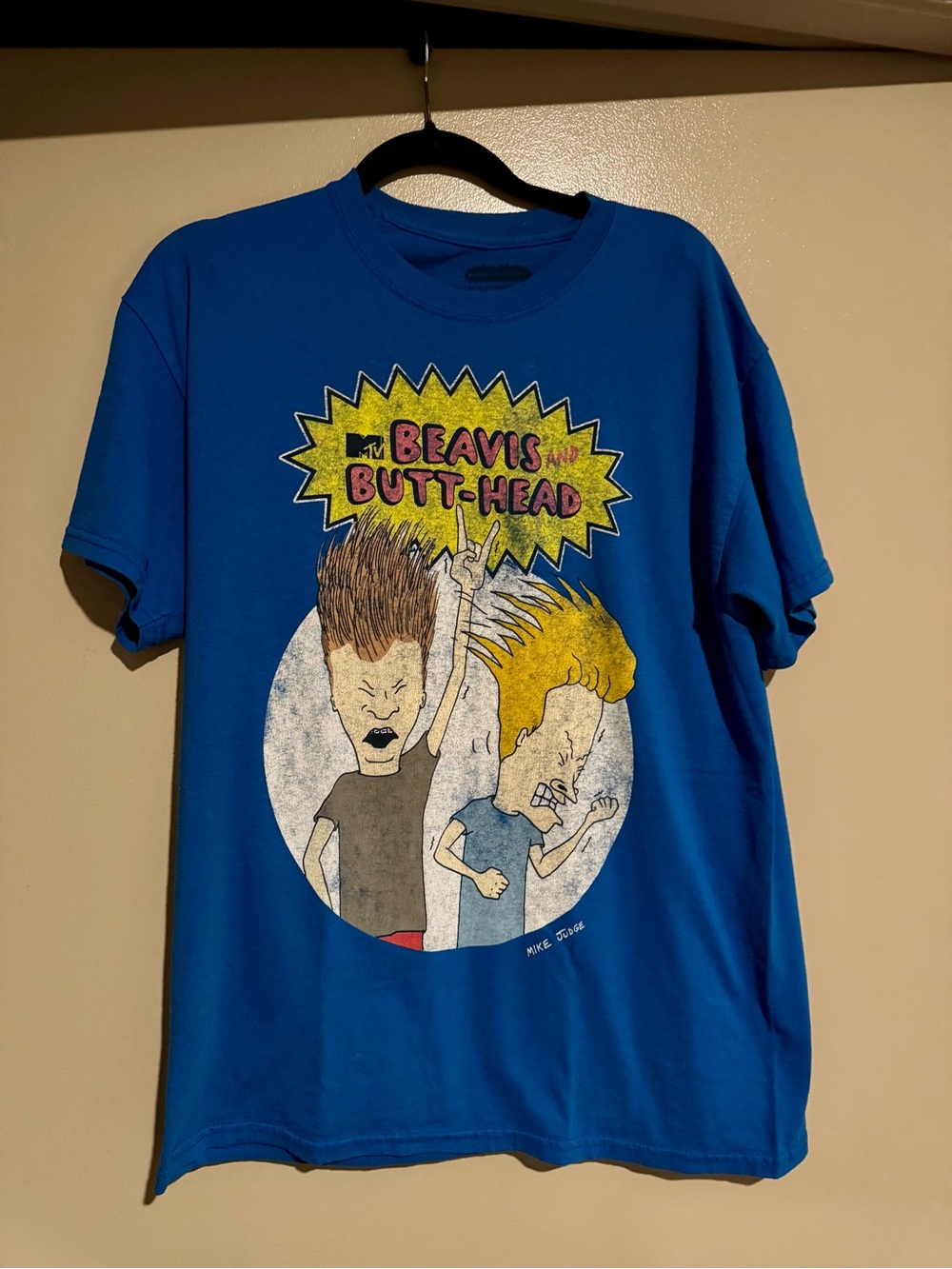 Nickelodeon Beavis and Butt-Head Blue Short Sleeve Tee